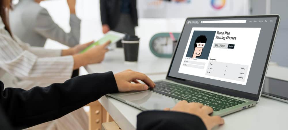 A Professional Hand Building A WooCommerce Store On A Laptop A Professional Hand Building A WooCommerce Store On A Laptop