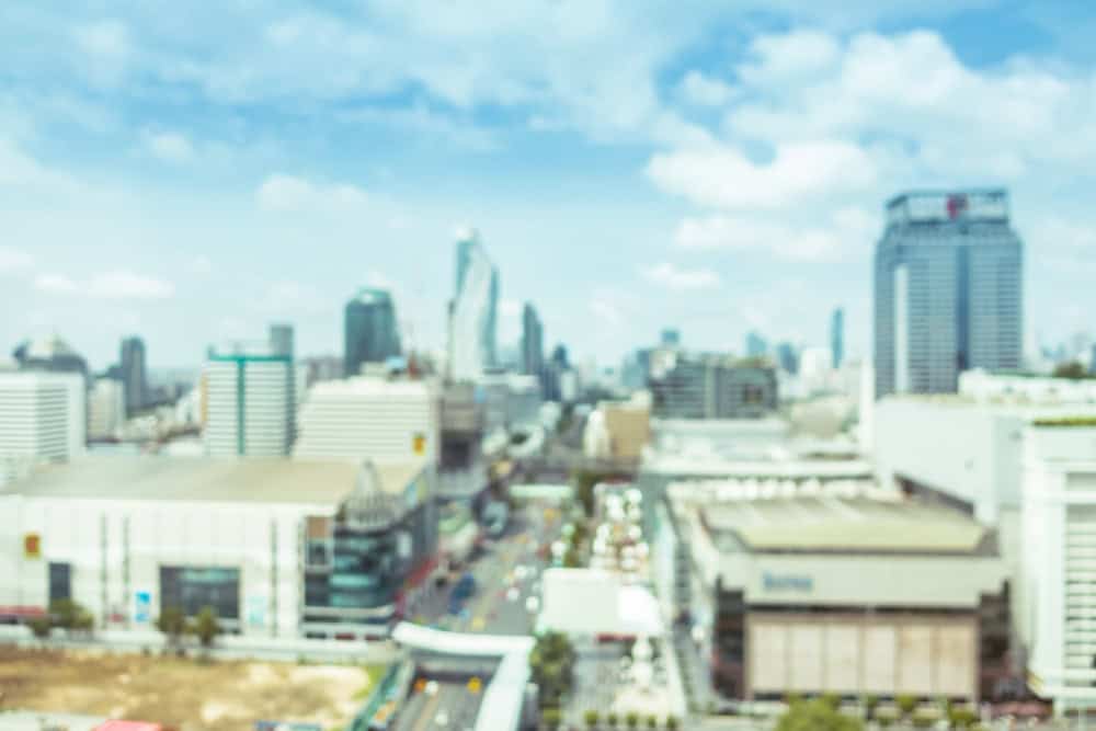 Skyline Of Cebu City With A Modern Website Overlay